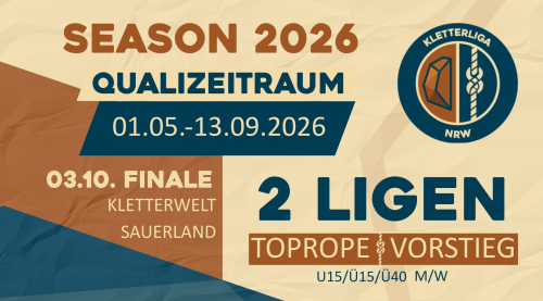Artikelbild zu Artikel Kletterliga NRW 2026